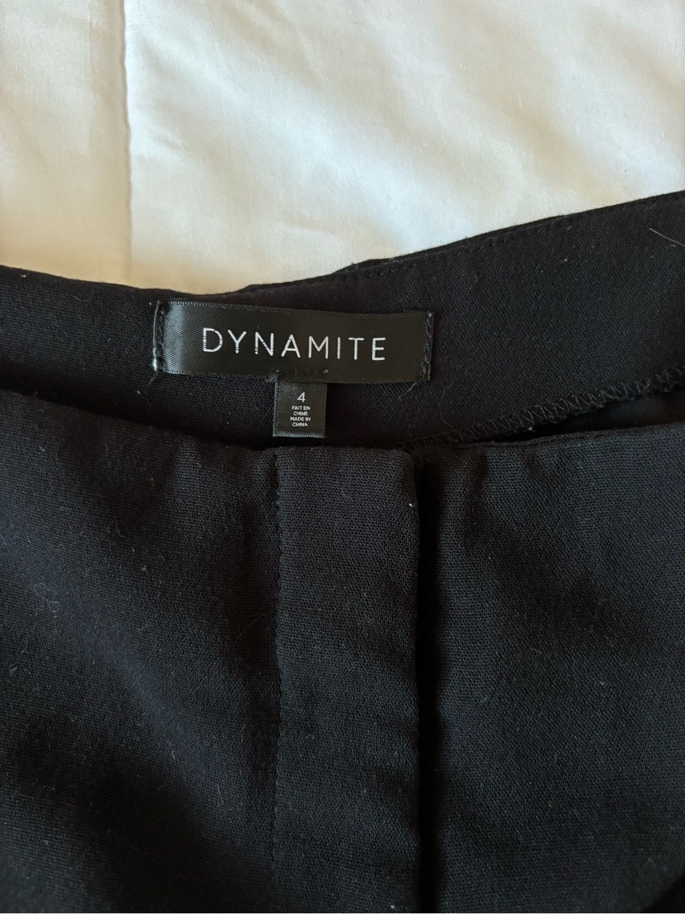 Dynamite Black Low Rise Wide-Leg Trousers - Picture 2 of 4